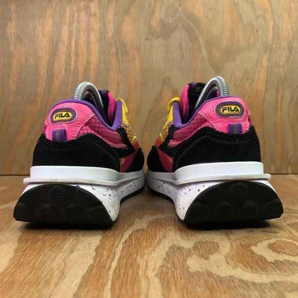 Fila Women's Renno Sneakers Lemon / Knock Out Pink - Picture 4 of 8